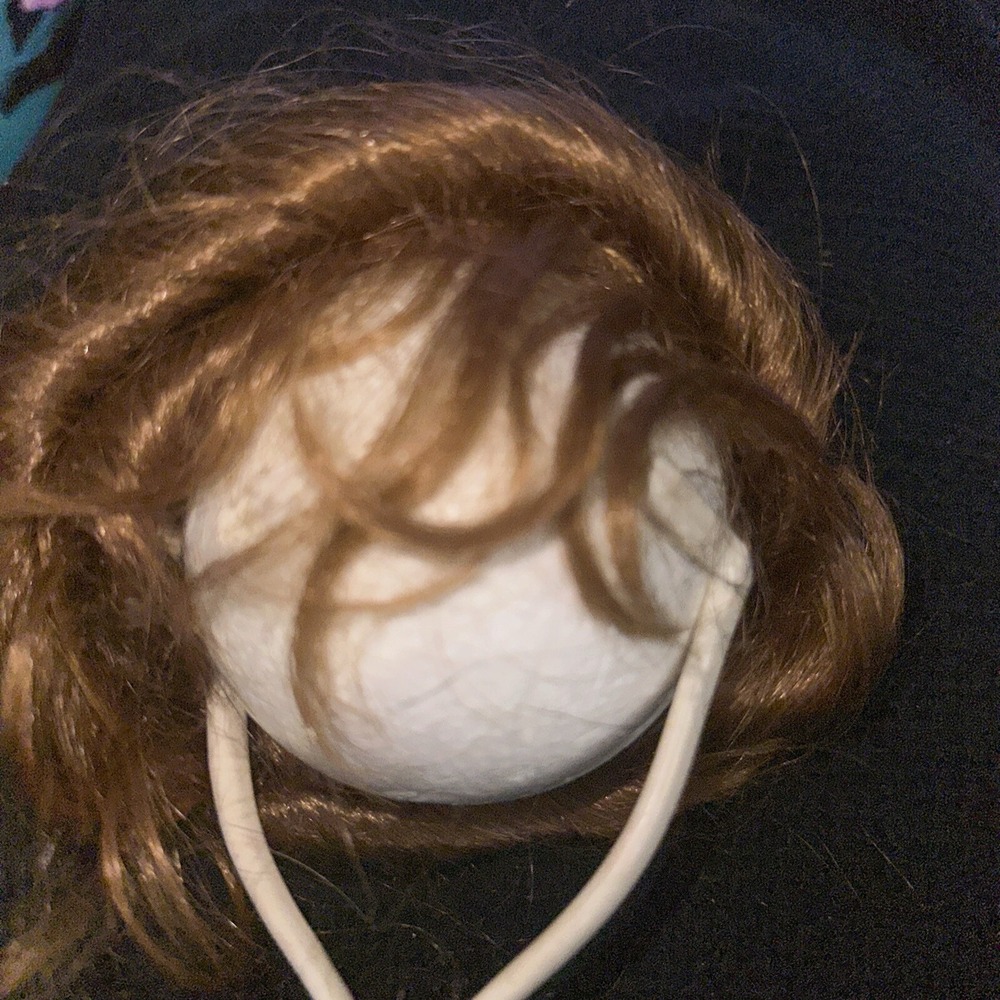 Vintage Playhouse Doll Wig Style GIBSON Size 11" Color Auburn Updo Bun